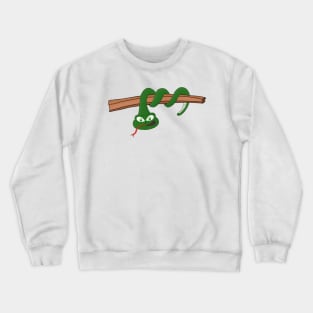 A snake hanging Crewneck Sweatshirt